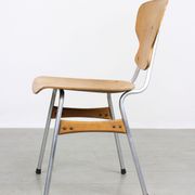 Mid-century plywood chairs by niko kralj, set of 2