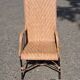 Fauteuil en rotin ancien