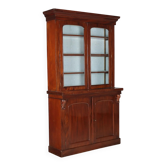 Victorian antique mahogany library, United Kingdom, 19th century