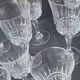 Set of 20 70's stemmed glasses