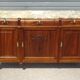 Art Deco sideboard in walnut with a marble top