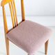 Boucle chair in pink, mid-century modernist, designed by M. Zielinski, Europe, 1960s.