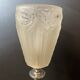 Art Deco table lamp – Silver bronze & pressed/molded glass