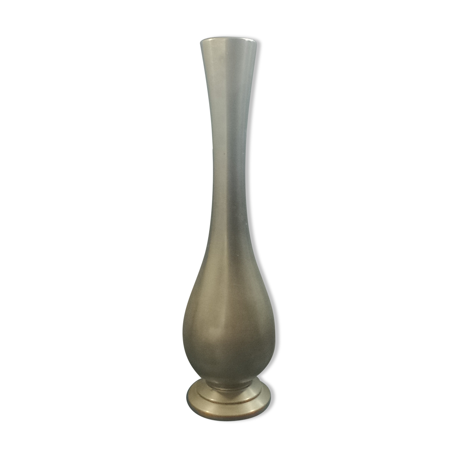 Pure tin soliflore vase