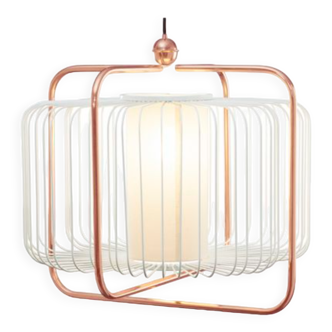 Jules i suspension lamp in brass and metal by dooq