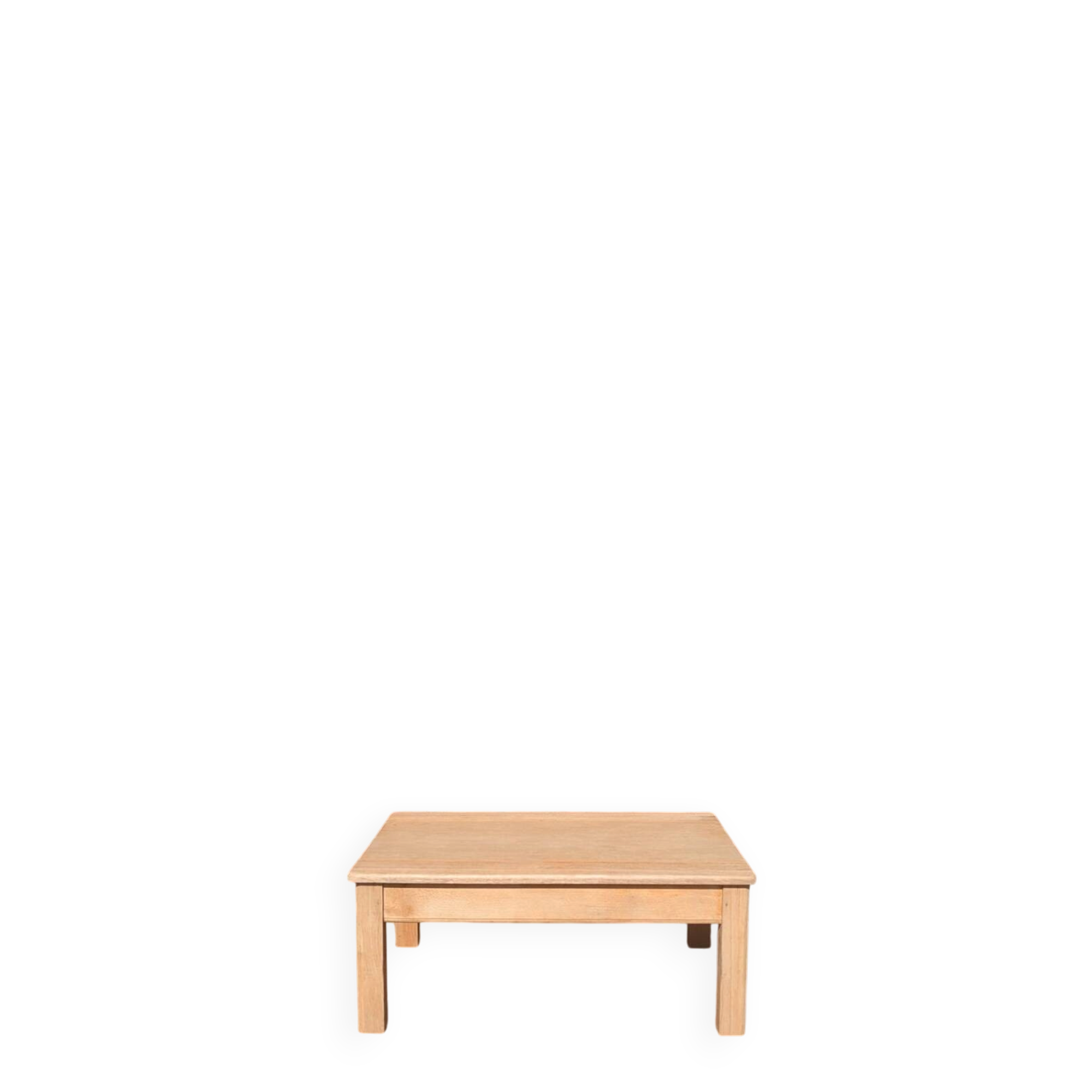 Light oak coffee table