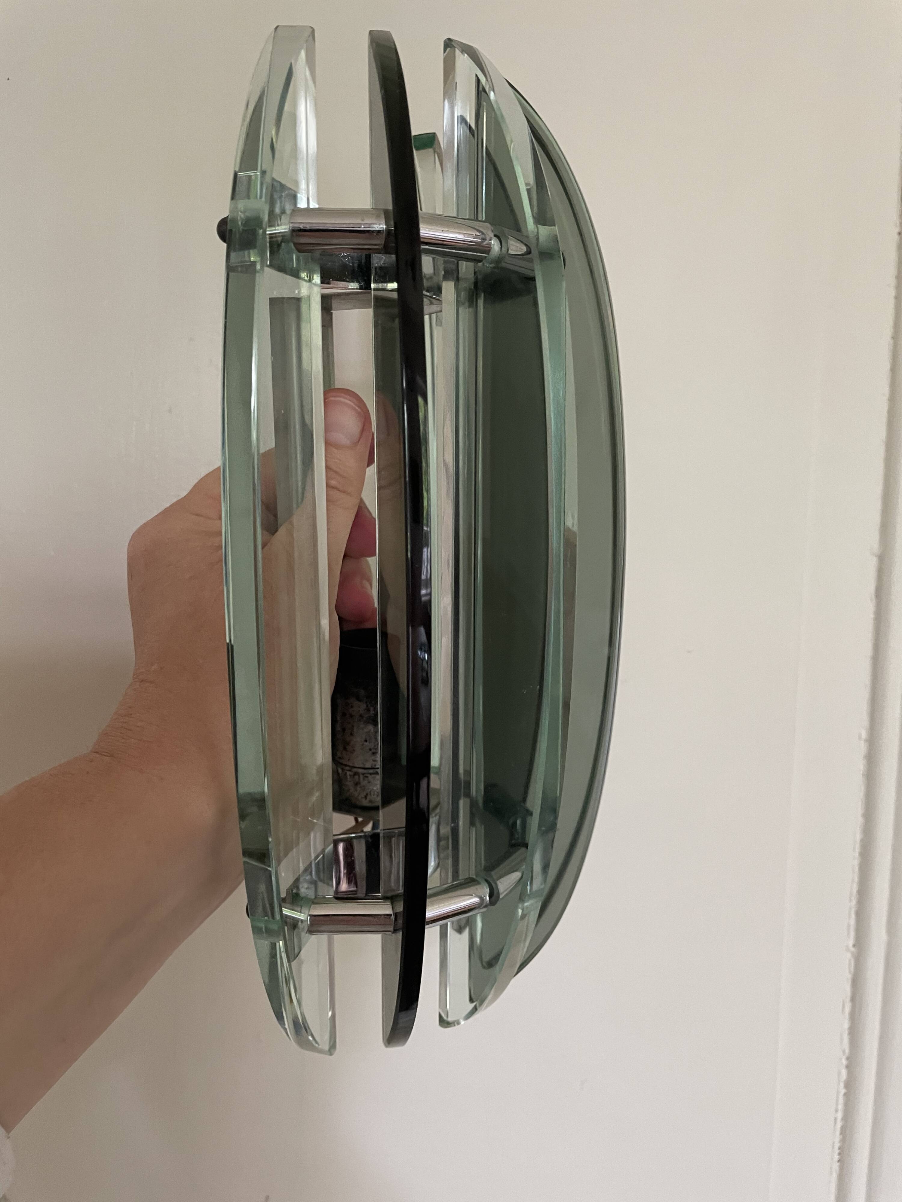 Wall lights with Murano glass slats VECA Italy