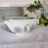 Vierzon porcelain sauce boat