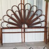 Bamboo and rattan headboard