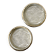 Pair of Art Deco coasters, 1930s