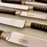 12 table knives and leg of lamb service 1900