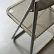 Chaise pliante Tamara en métal chromé et perforé d'Arrben, Italie 1980