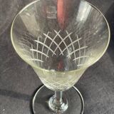 Set of 37 crystal glasses from the 50s