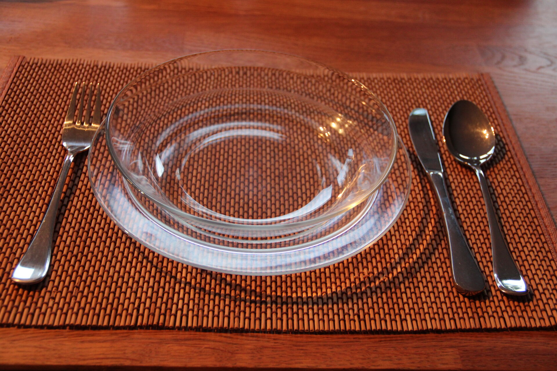 Arcoroc vintage glass plate service
