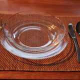 Arcoroc vintage glass plate service