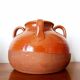 Vintage glazed pottery vase