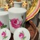 Antique white porcelain bottles