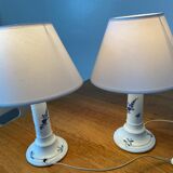 Lampe de chevet porcelaine de chantilly