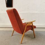 Vintage red armchair