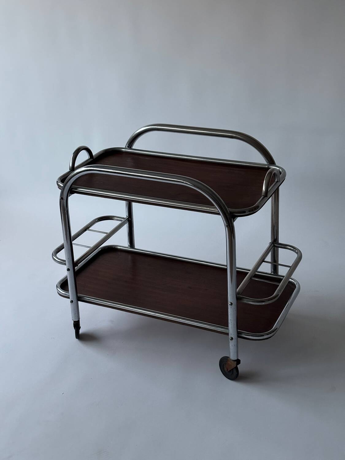 Modernist rolling dessert bar from the 1930s by Robert Mallet-Stevens.