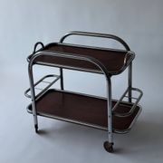 Modernist rolling dessert bar from the 1930s by Robert Mallet-Stevens.
