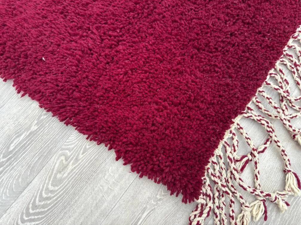 Moroccan handmade wool rug 2.5 x 1.5 m
