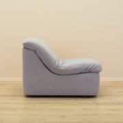 Italian Space Age Lounge Chair 1970s in Bouclé Fabric