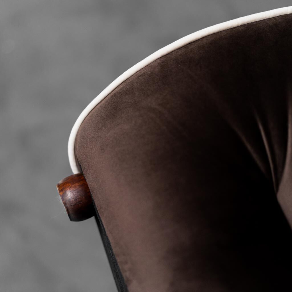 Velvet armchair 1970