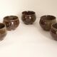Vintage pyrite stone coffee/tea service
