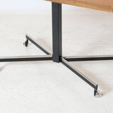 Height adjustable teak side table 1960