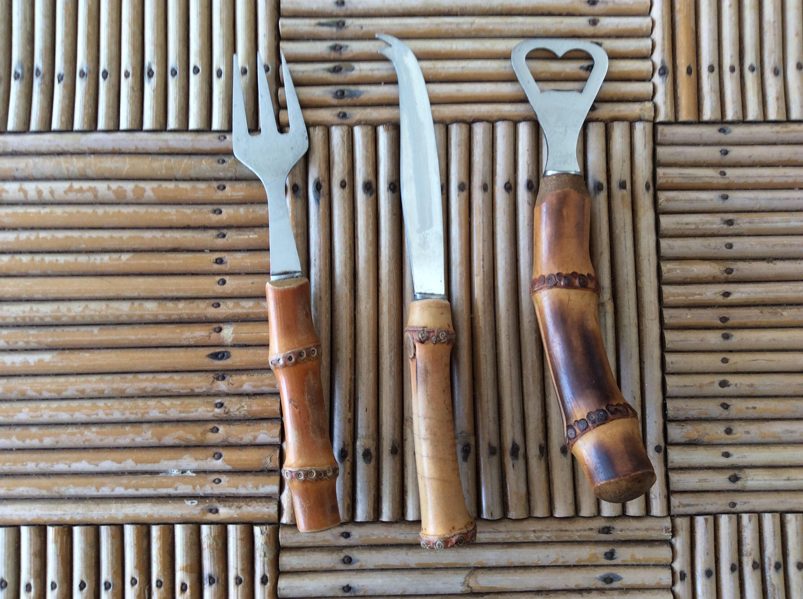 Bamboo cutlery set