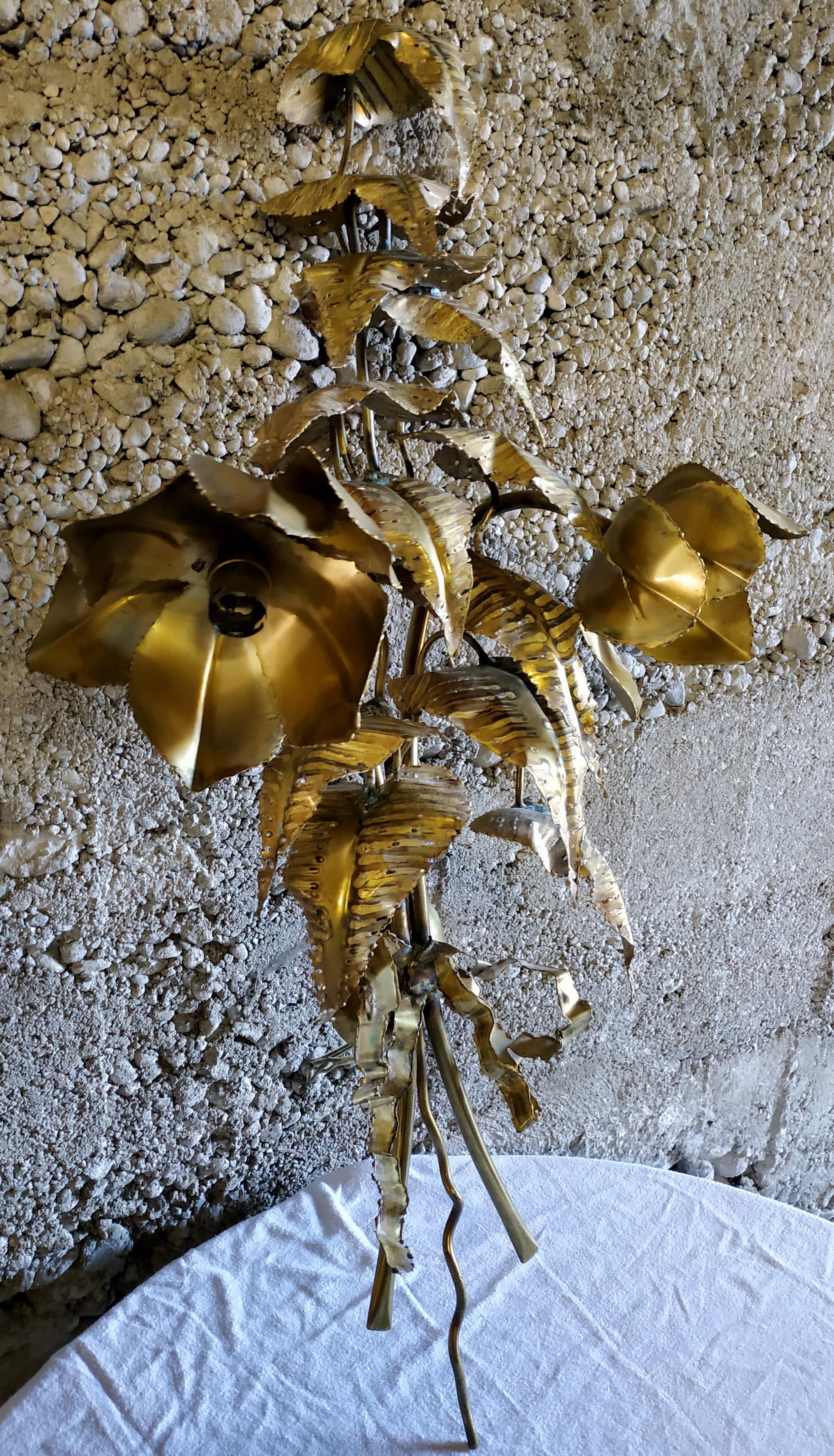 Brass sconce from Maas-Rossi 1970
