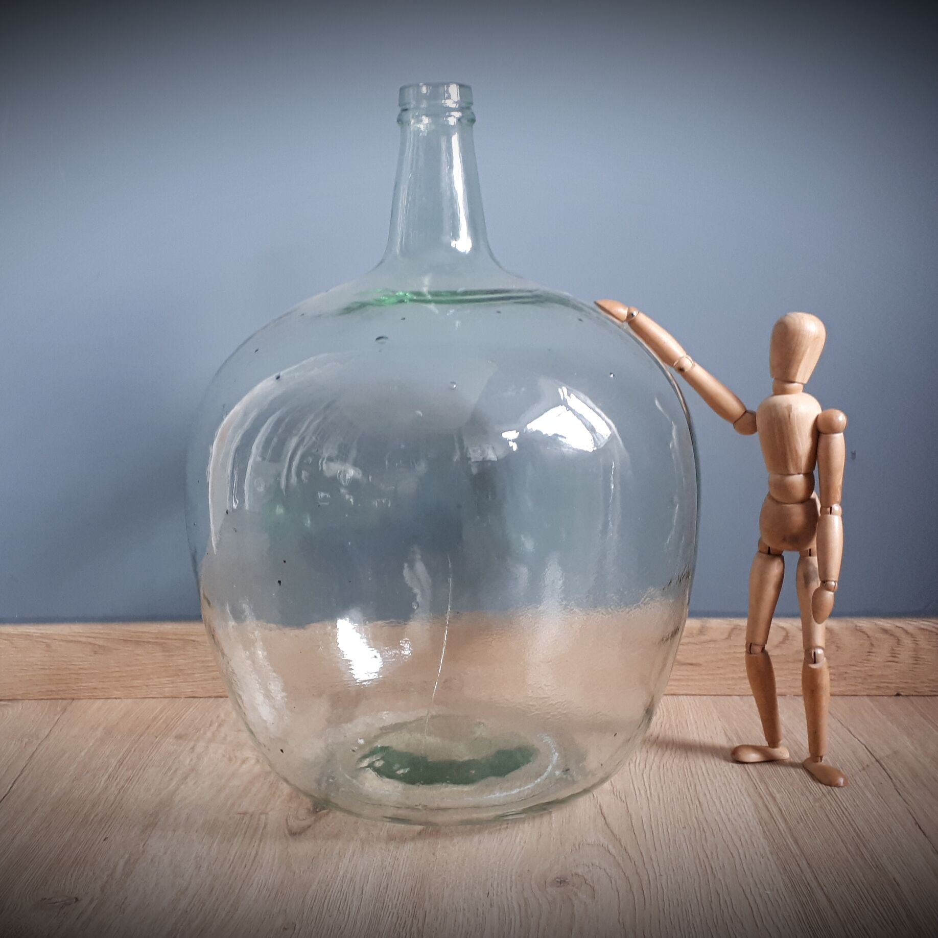 Demijohn 20L transparent round