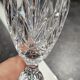 12 antique crystal champagne flutes