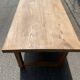 Table de ferme bois brut 200 cm