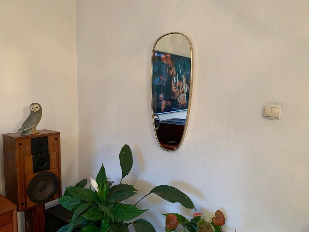 Mirror with gilt frame, 1970s