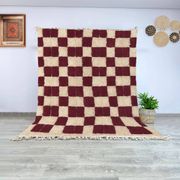 Berber rug natural wool Morocco 2.5 x 1.5 m