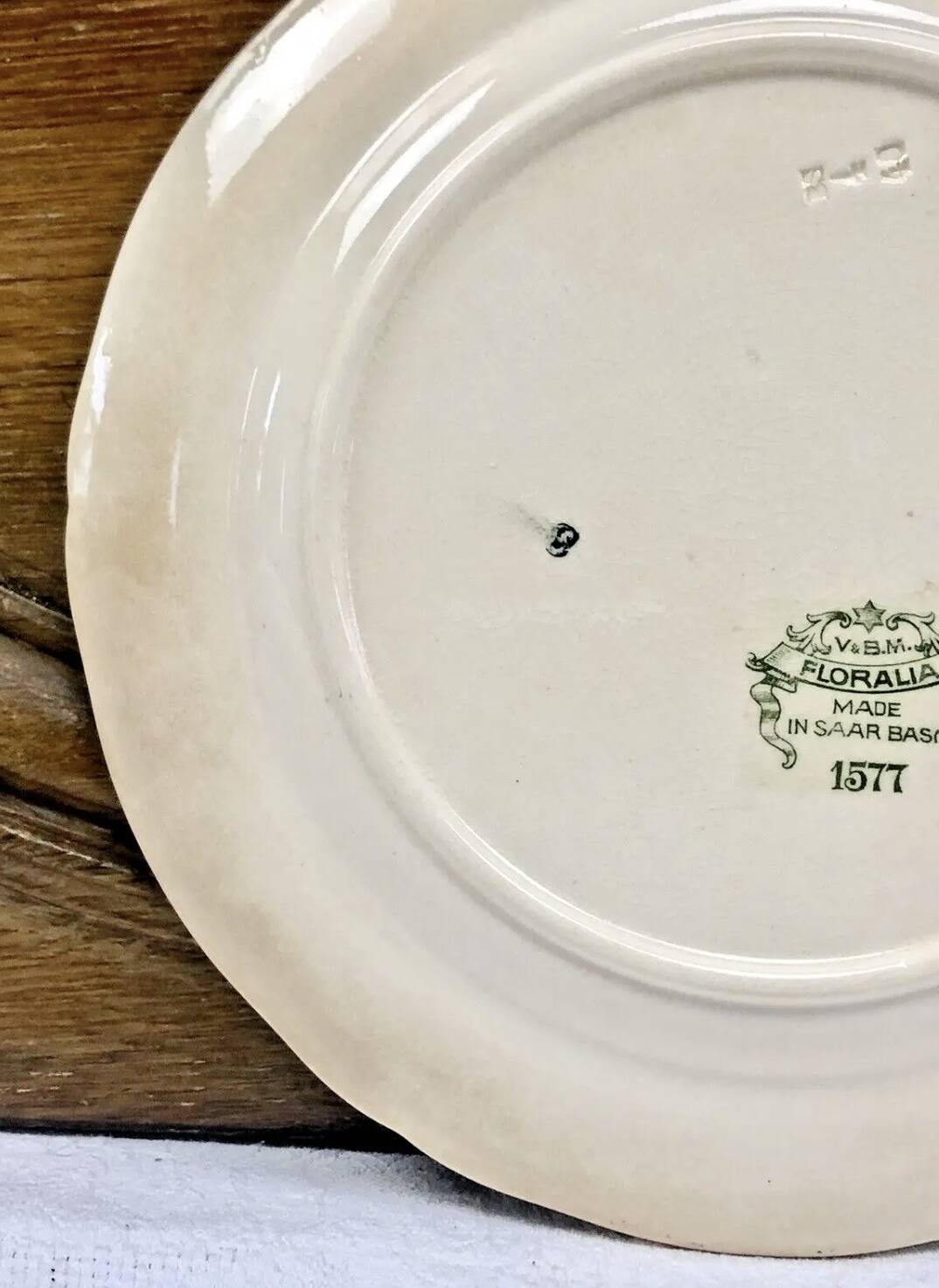 6 old dessert plates Floralia Villeroy & Boch model