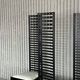 Set of 4 Postmodern Steel Dining Chairs – Sculptural High-Back Design, c. 1980s