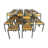 Set of 18 stella school chairs