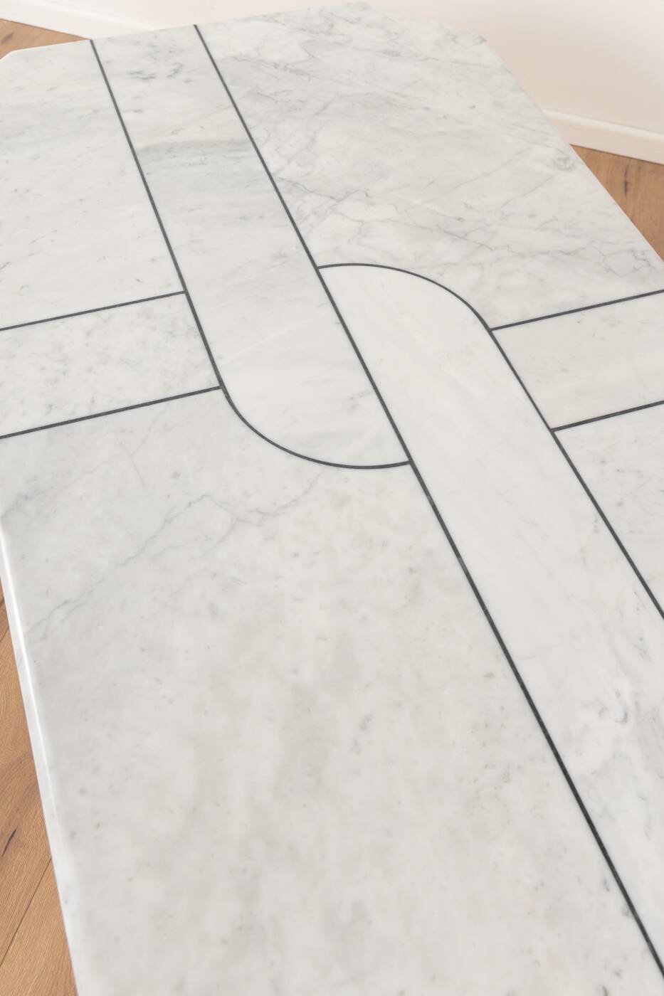 1980s marble coffee table