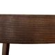 Table d'appoint Art Déco en chêne au design minimaliste