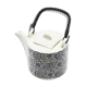 Ceramic teapot flowers