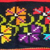 Kilim fleurs en laine faite à la main 256x150cm