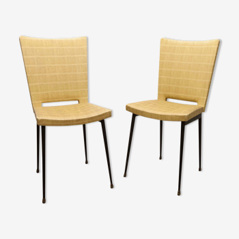 Pair of chairs Colette Gueden 1950