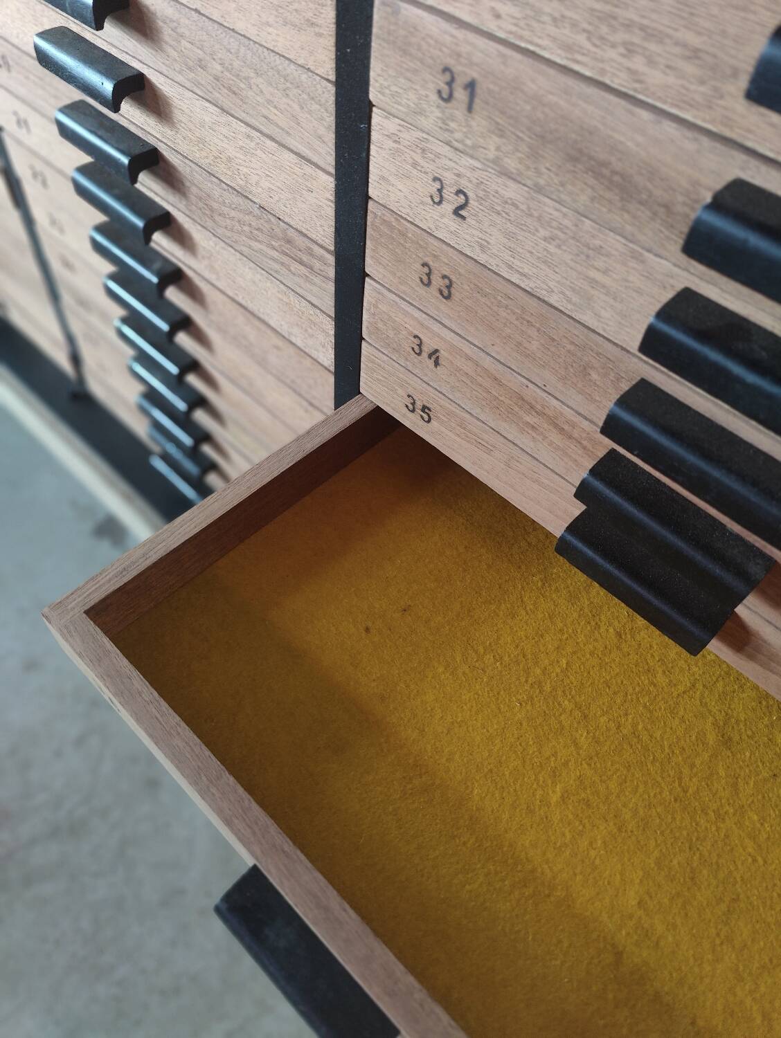 Old jewelry cabinet