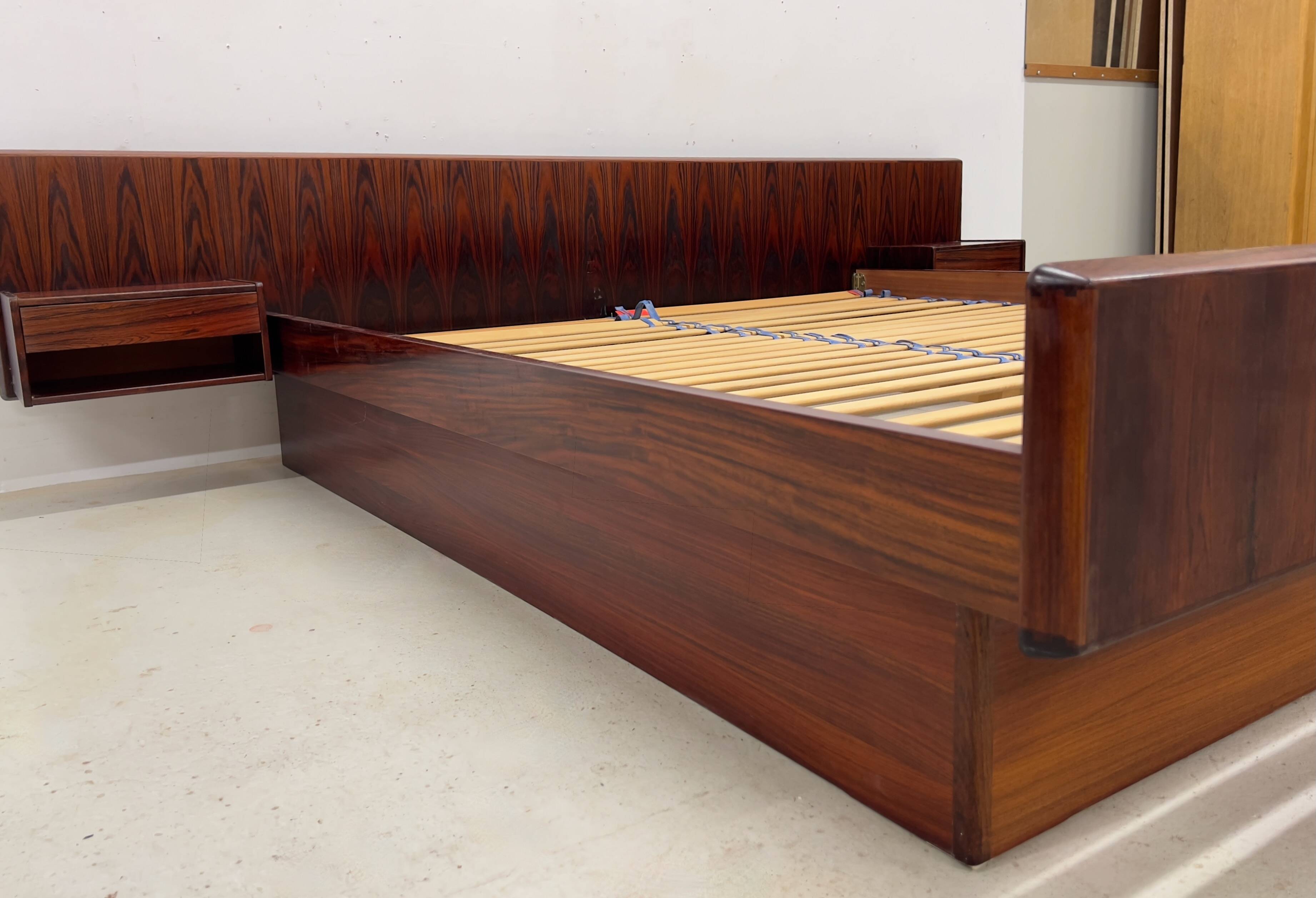 Danish Floating Bed By Sannemans Møbelfabrik.