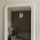 Louis Philippe white mirror, late 19th century.