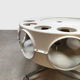 Table basse trolley Rotobar Space Age Curver