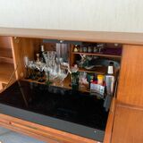 Scandinavian high teak sideboard